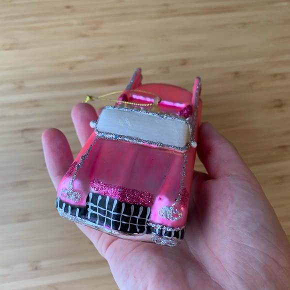 Pink Cadillac Christmas Tree Ornament (Bronners) - Picture 10 of 14